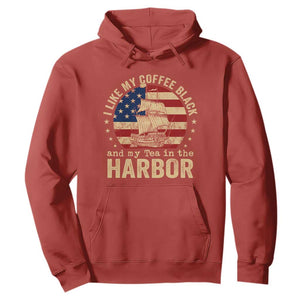 I Like My Coffee Black And My Tea In The Harbor Hoodie Funny US History