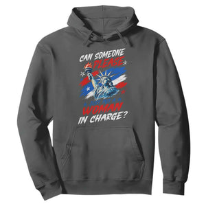 Can Someone Please Just Put A Woman in Charge Hoodie 4th of July Feminist