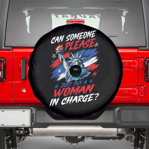 Can Someone Please Just Put A Woman in Charge Spare Tire Cover 4th of July Feminist