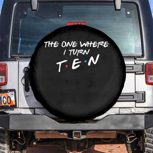 10th Birthday Spare Tire Cover The One Where I Turn Ninety Funny TV Series Bday