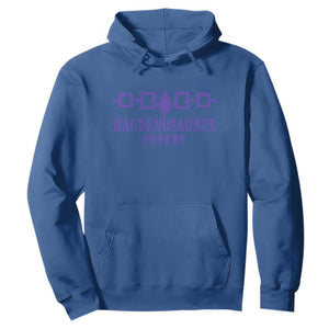 Native American Haudenosaunee Iroquois Nation Flag Hoodie TS11 Royal Blue Print Your Wear