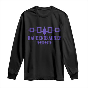 Native American Haudenosaunee Iroquois Nation Flag Long Sleeve Shirt TS11 Black Print Your Wear