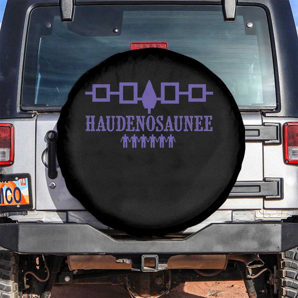 Native American Haudenosaunee Iroquois Nation Flag Spare Tire Cover TS11 No hole Black Print Your Wear