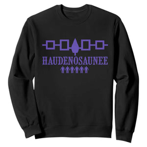 Native American Haudenosaunee Iroquois Nation Flag Sweatshirt TS11 Black Print Your Wear