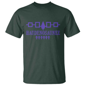 Native American Haudenosaunee Iroquois Nation Flag T Shirt TS11 Dark Forest Green Print Your Wear