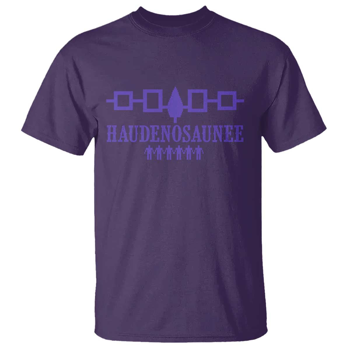 Native American Haudenosaunee Iroquois Nation Flag T Shirt TS11 Purple Print Your Wear