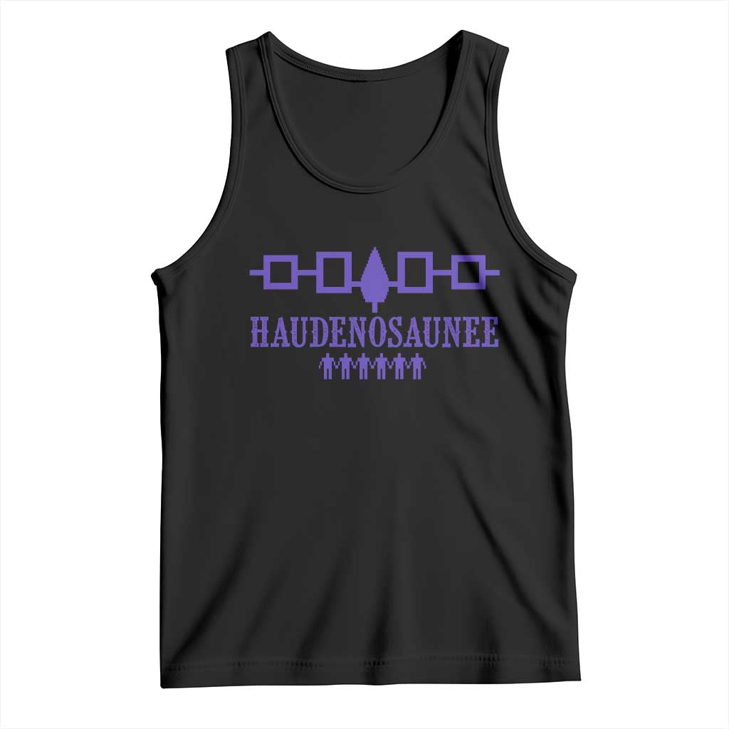 Native American Haudenosaunee Iroquois Nation Flag Tank Top TS11 Black Print Your Wear