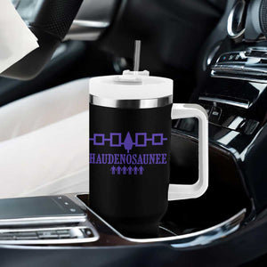 Native American Haudenosaunee Iroquois Nation Flag Tumbler With Handle TS11 Print Your Wear