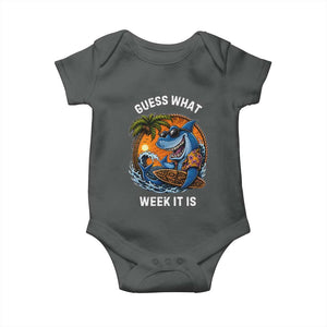 Funny Shark Guess What Week It Is Baby Onesie Shark Awareness Summer Vacation