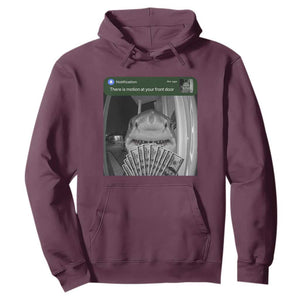 There is Motion at Your Front Door Funny Shark Motion Meme Hoodie