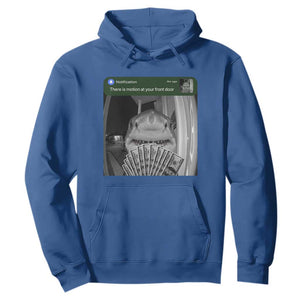There is Motion at Your Front Door Funny Shark Motion Meme Hoodie
