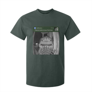 There is Motion at Your Front Door Funny Shark Motion Meme T Shirt For Kid