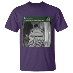 There is Motion at Your Front Door Funny Shark Motion Meme T Shirt