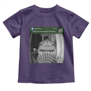 There is Motion at Your Front Door Funny Shark Motion Meme Toddler T Shirt