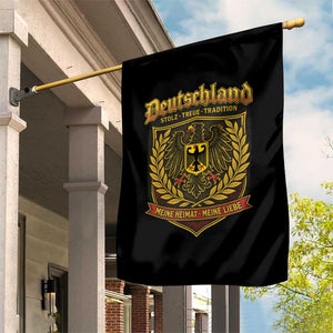 German Heritage Pride Garden Flag Deutschland Stolz Treue Tradition Meine Heimat Meine Liebe TS11 Print Your Wear