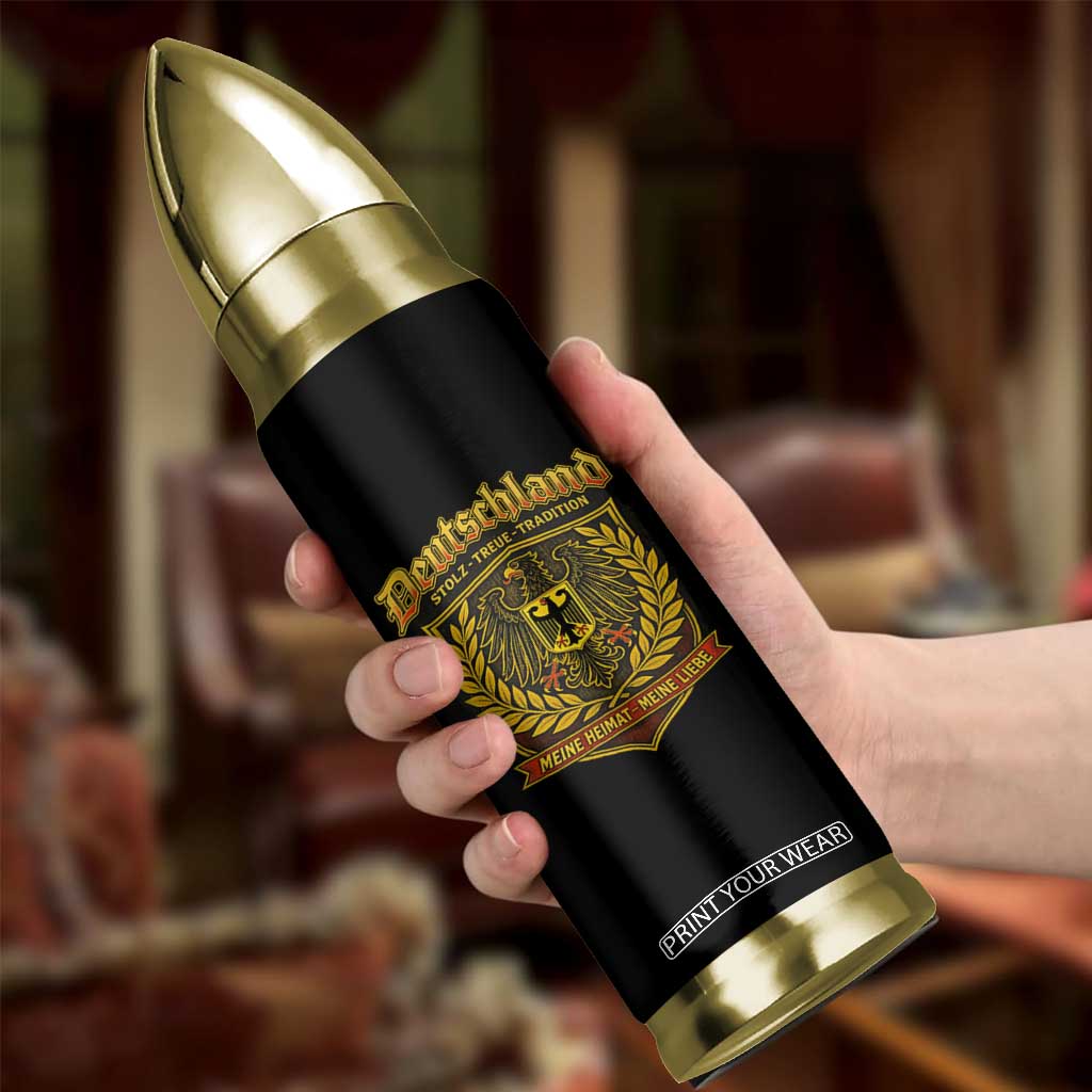 German Heritage Pride Bullet Tumbler Deutschland Stolz Treue Tradition Meine Heimat Meine Liebe TS11 Print Your Wear