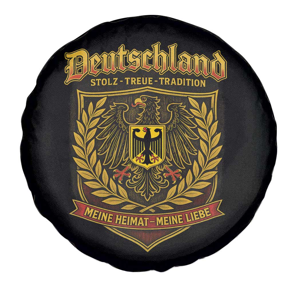 German Heritage Pride Spare Tire Cover Deutschland Stolz Treue Tradition Meine Heimat Meine Liebe TS11 Print Your Wear
