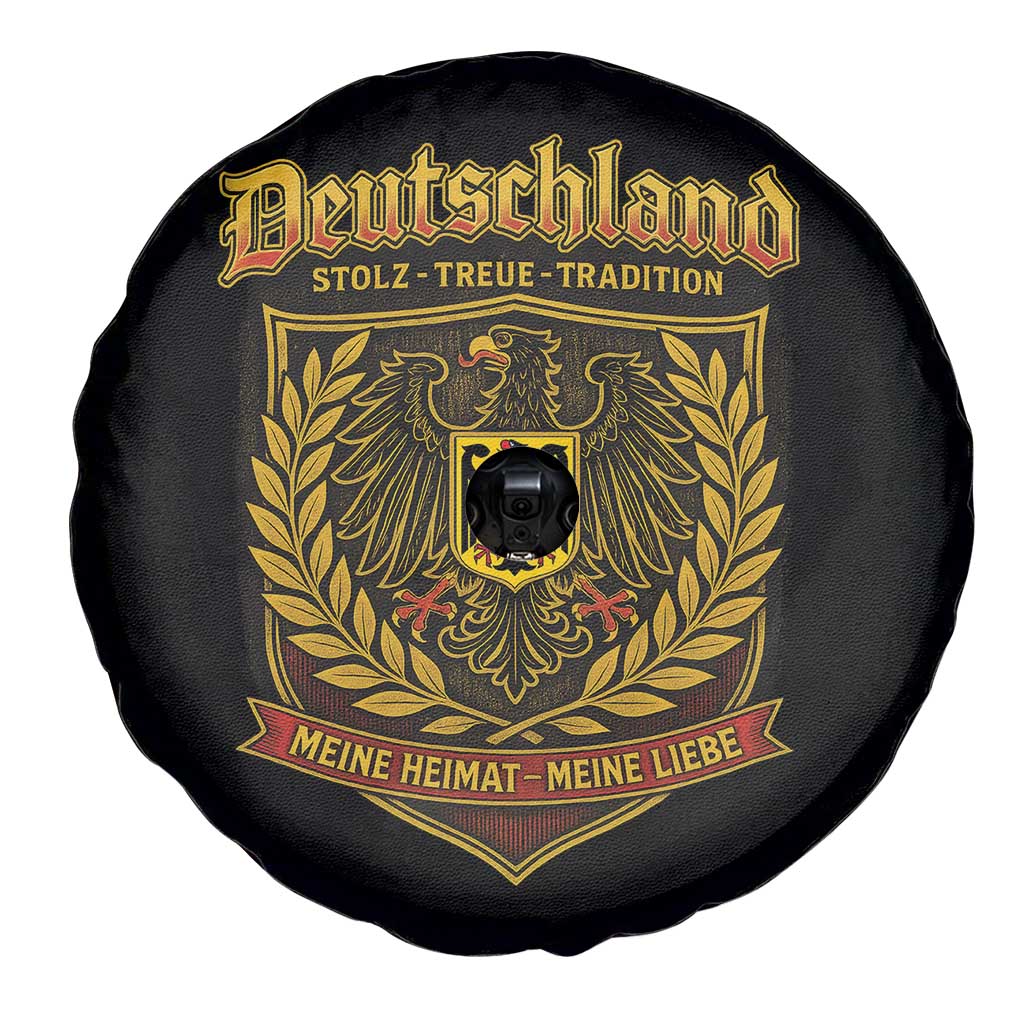German Heritage Pride Spare Tire Cover Deutschland Stolz Treue Tradition Meine Heimat Meine Liebe TS11 Print Your Wear