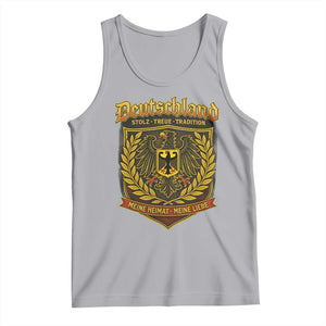 German Heritage Pride Tank Top Deutschland Stolz Treue Tradition Meine Heimat Meine Liebe TS11 Athletic Heather Print Your Wear