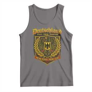 German Heritage Pride Tank Top Deutschland Stolz Treue Tradition Meine Heimat Meine Liebe TS11 Deep Heather Print Your Wear