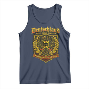 German Heritage Pride Tank Top Deutschland Stolz Treue Tradition Meine Heimat Meine Liebe TS11 Navy Print Your Wear