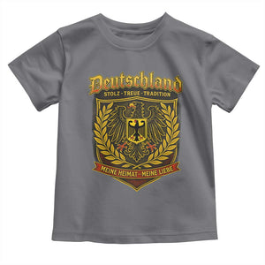German Heritage Pride Toddler T Shirt Deutschland Stolz Treue Tradition Meine Heimat Meine Liebe TS11 Charcoal Print Your Wear