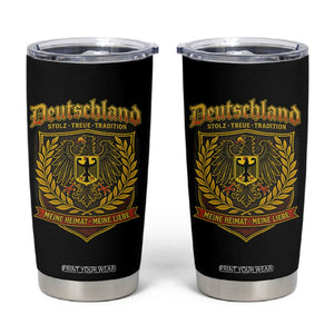German Heritage Pride Tumbler Cup Deutschland Stolz Treue Tradition Meine Heimat Meine Liebe TS11 Black Print Your Wear