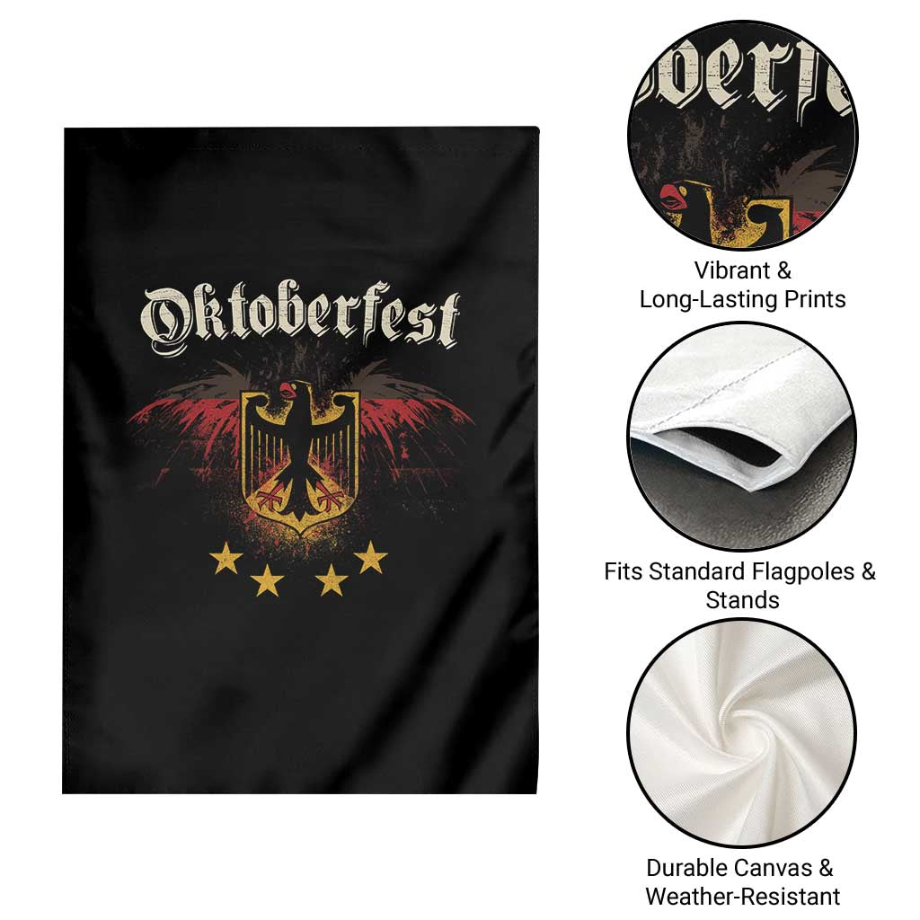 Oktoberfest German Drinking Festival Garden Flag Bundesadler Coat of Arms Star TS11 Print Your Wear
