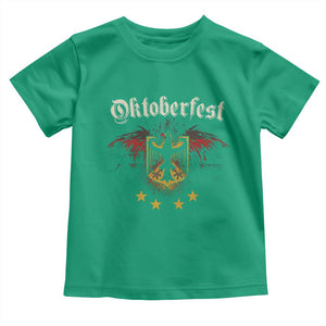 Oktoberfest German Drinking Festival Toddler T Shirt Bundesadler Coat of Arms Star TS11 Irish Green Print Your Wear