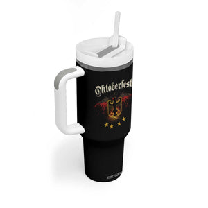 Oktoberfest German Drinking Festival Tumbler With Handle Bundesadler Coat of Arms Star TS11 Print Your Wear