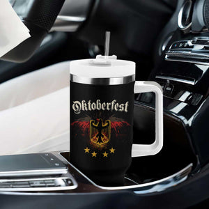 Oktoberfest German Drinking Festival Tumbler With Handle Bundesadler Coat of Arms Star TS11 Print Your Wear