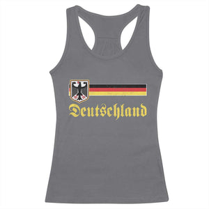 Deutschland German Heritage Pride Racerback Tank Top Bundesadler Coat of Arms TS11 Charcoal Print Your Wear
