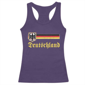 Deutschland German Heritage Pride Racerback Tank Top Bundesadler Coat of Arms TS11 Purple Print Your Wear