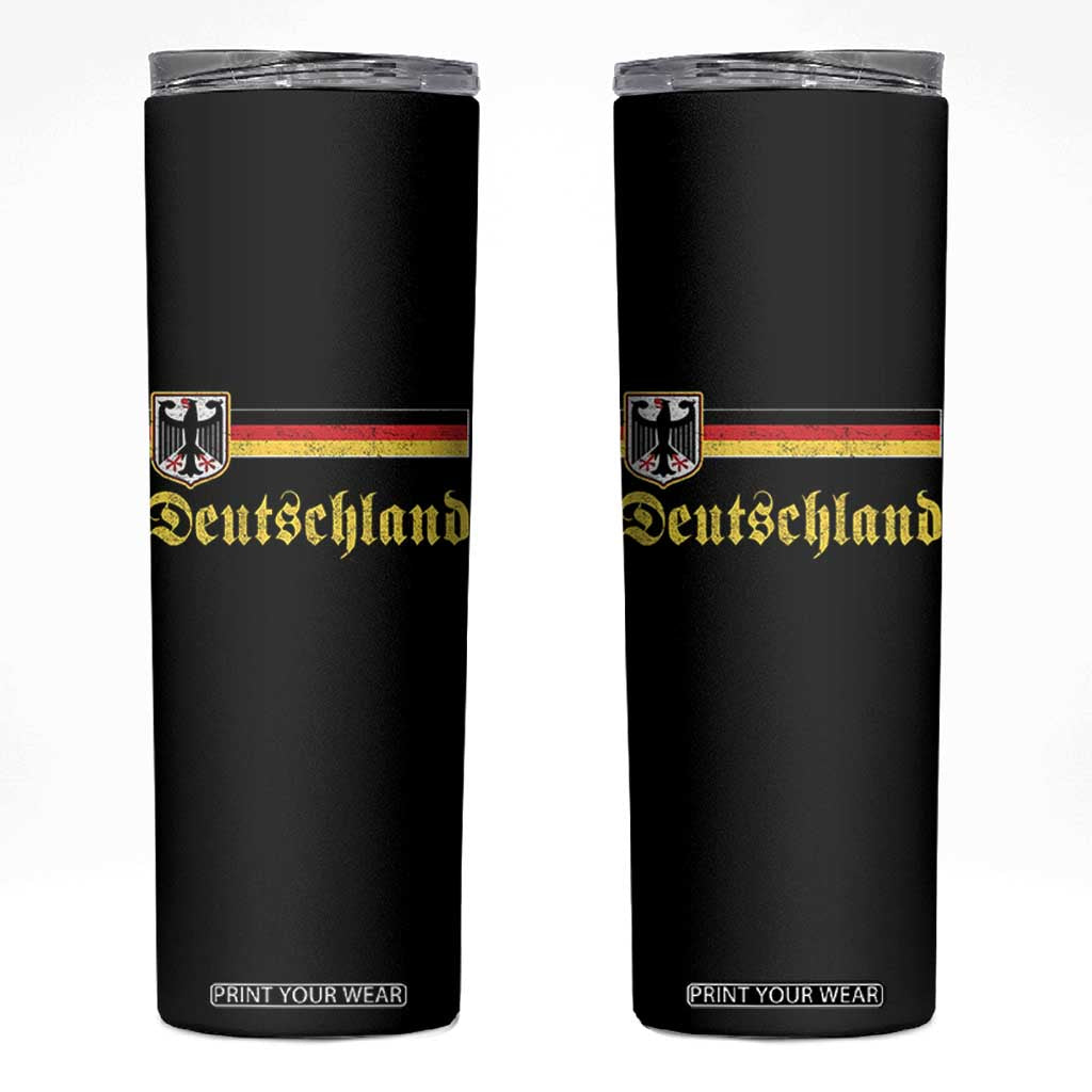 Deutschland German Heritage Pride Skinny Tumbler Bundesadler Coat of Arms TS11 Black Print Your Wear