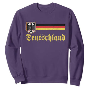 Deutschland German Heritage Pride Sweatshirt Bundesadler Coat of Arms TS11 Purple Print Your Wear