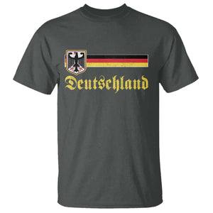 Deutschland German Heritage Pride T Shirt - Bundesadler Coat of Arms Graphic Tee TS11 Dark Heather Print Your Wear