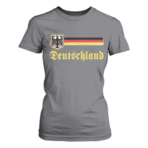 Deutschland German Heritage Pride T Shirt For Women Bundesadler Coat of Arms TS11 Charcoal Print Your Wear