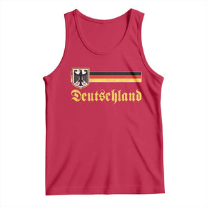 Deutschland German Heritage Pride Tank Top Bundesadler Coat of Arms TS11 Red Print Your Wear