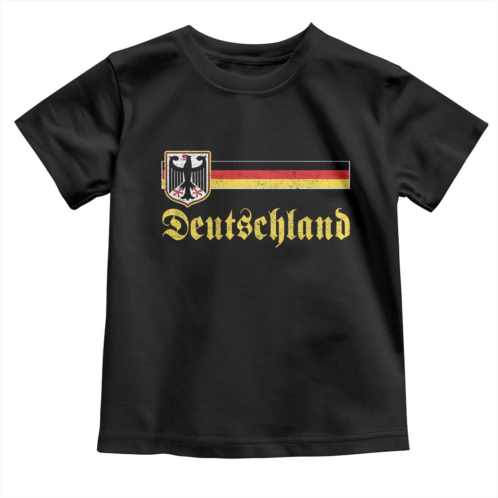 Deutschland German Heritage Pride Toddler T Shirt Bundesadler Coat of Arms TS11 Black Print Your Wear