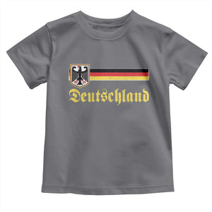 Deutschland German Heritage Pride Toddler T Shirt Bundesadler Coat of Arms TS11 Charcoal Print Your Wear