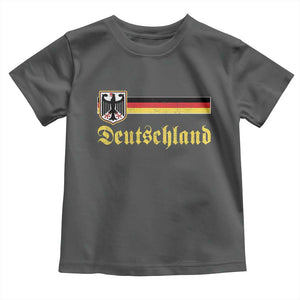 Deutschland German Heritage Pride Toddler T Shirt Bundesadler Coat of Arms TS11 Dark Heather Print Your Wear