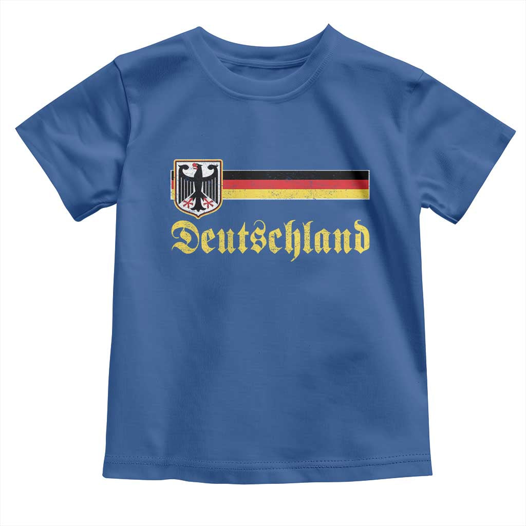 Deutschland German Heritage Pride Toddler T Shirt Bundesadler Coat of Arms TS11 Royal Blue Print Your Wear