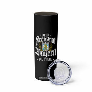Bayern Bavaria German Skinny Tumbler Dem Freistaat Bayern Die Treue TS11 Print Your Wear