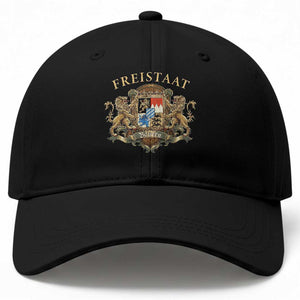 Bavarian Pride Baseball Cap Freistaat Bayern Golden Lion Coat Of Arms TS11 Print Your Wear
