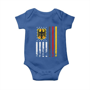 Patriotic Bundesadler Vintage German American Flag Baby Onesie Germany Heritage Pride TS11 Royal Blue Print Your Wear