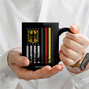 Patriotic Bundesadler Vintage German American Flag Coffee Mug Germany Heritage Pride TS11 Print Your Wear