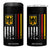 Patriotic Bundesadler Vintage German American Flag 4 in 1 Can Cooler Tumbler Germany Heritage Pride TS11 One Size: 16 oz Black Print Your Wear