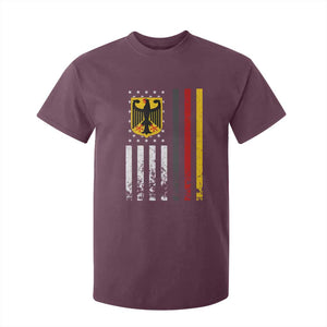 Patriotic Bundesadler Vintage German American Flag T Shirt For Kid Germany Heritage Pride TS11 Maroon Print Your Wear