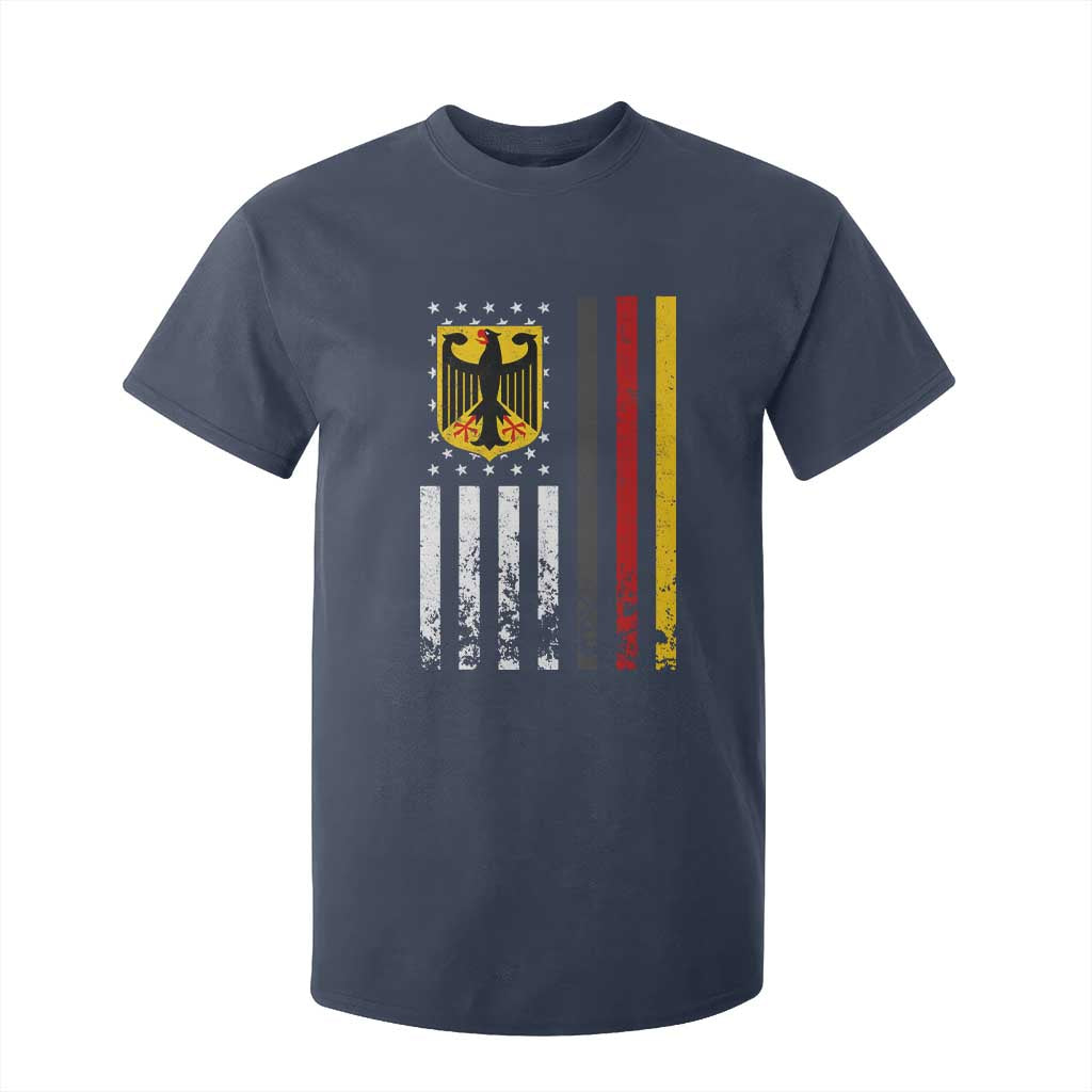 Patriotic Bundesadler Vintage German American Flag T Shirt For Kid Germany Heritage Pride TS11 Navy Print Your Wear