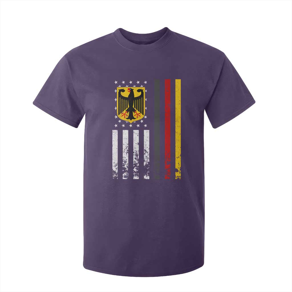 Patriotic Bundesadler Vintage German American Flag T Shirt For Kid Germany Heritage Pride TS11 Purple Print Your Wear